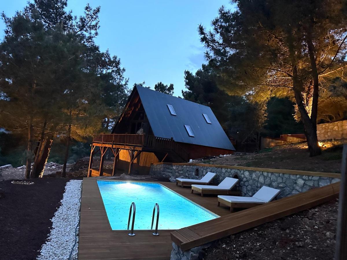 Panurlawoodenhouse Oezel Havuz& Sauna Mavi Exterior photo