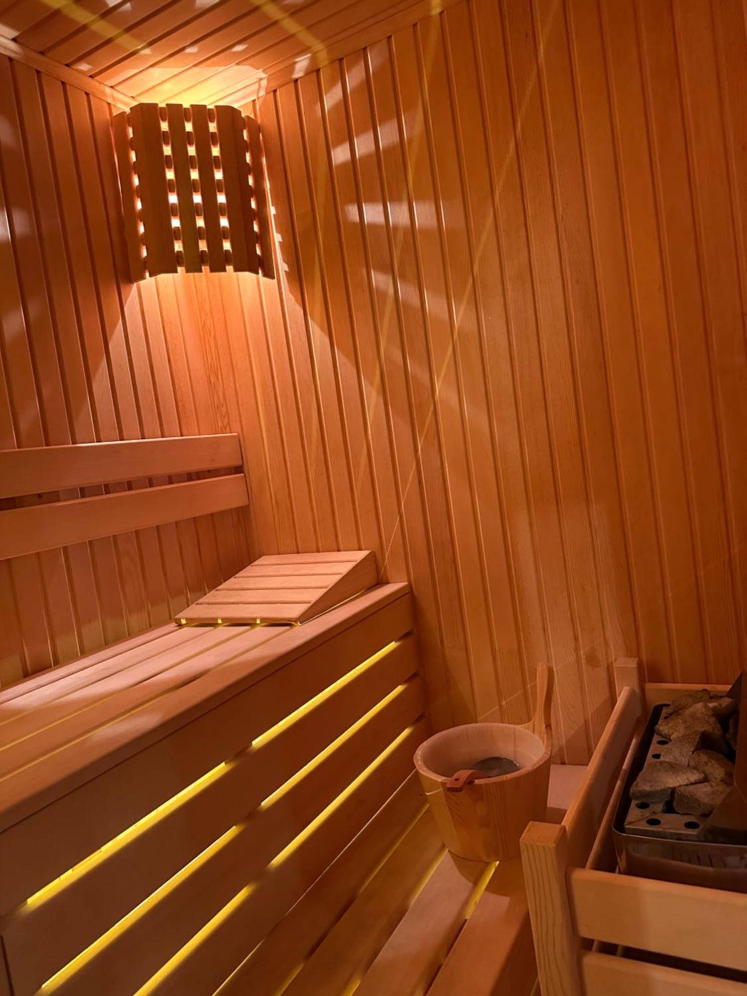 Panurlawoodenhouse Oezel Havuz& Sauna Mavi Exterior photo